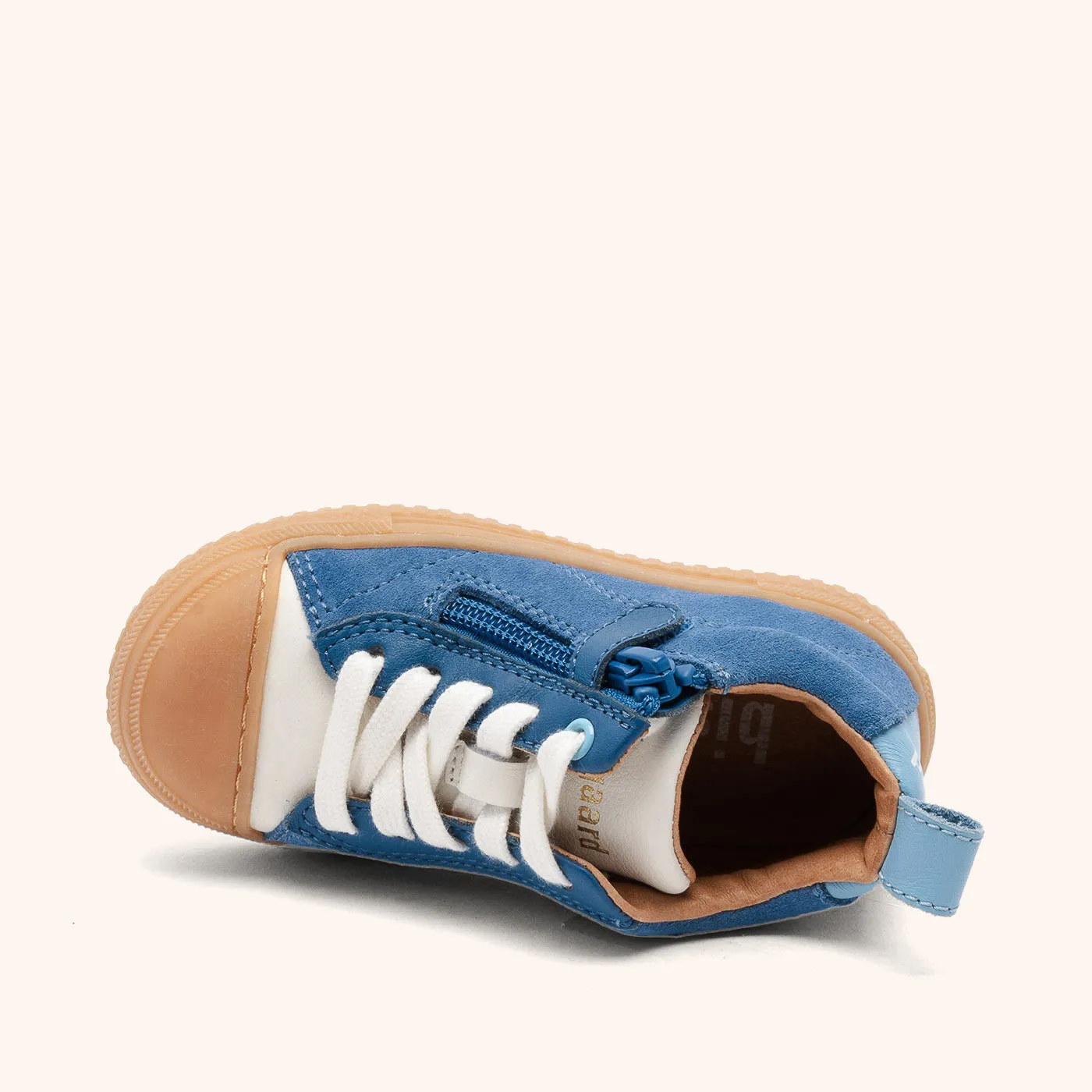 Bisgaard Sia sneaker blue sporty med lynlås