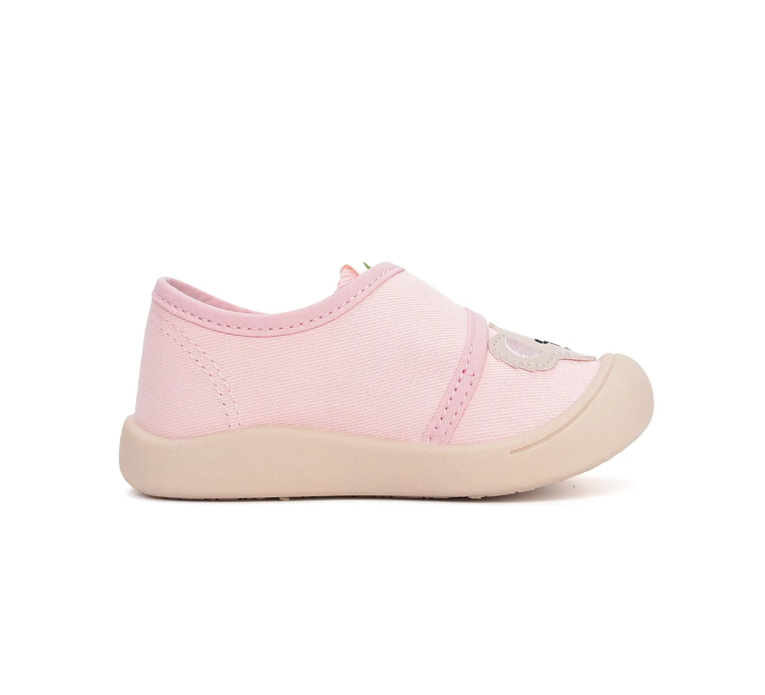 DD Step C100-61963D lærredssko til pige bred fod