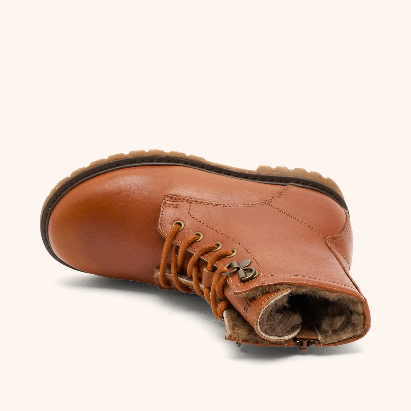 Bisgaard Maia Lamb vinterstøvle cognac