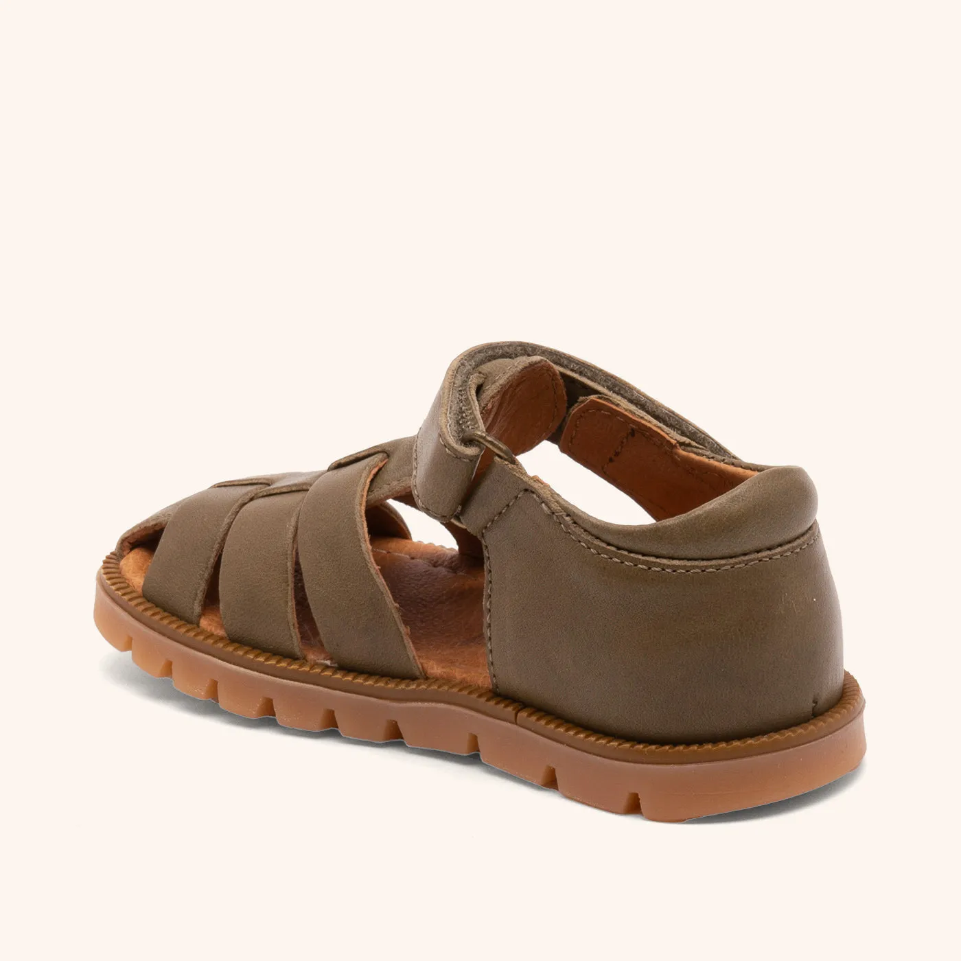 Bisgaard Beka sandal moss velcro læder