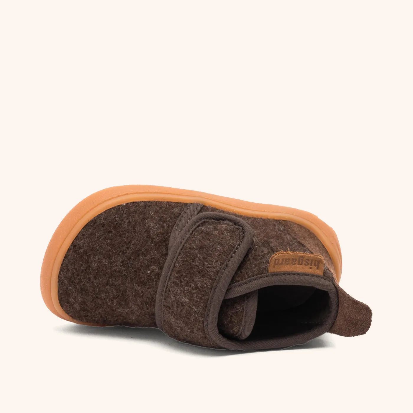 Bisgaard Basic barfodssko brun uld
