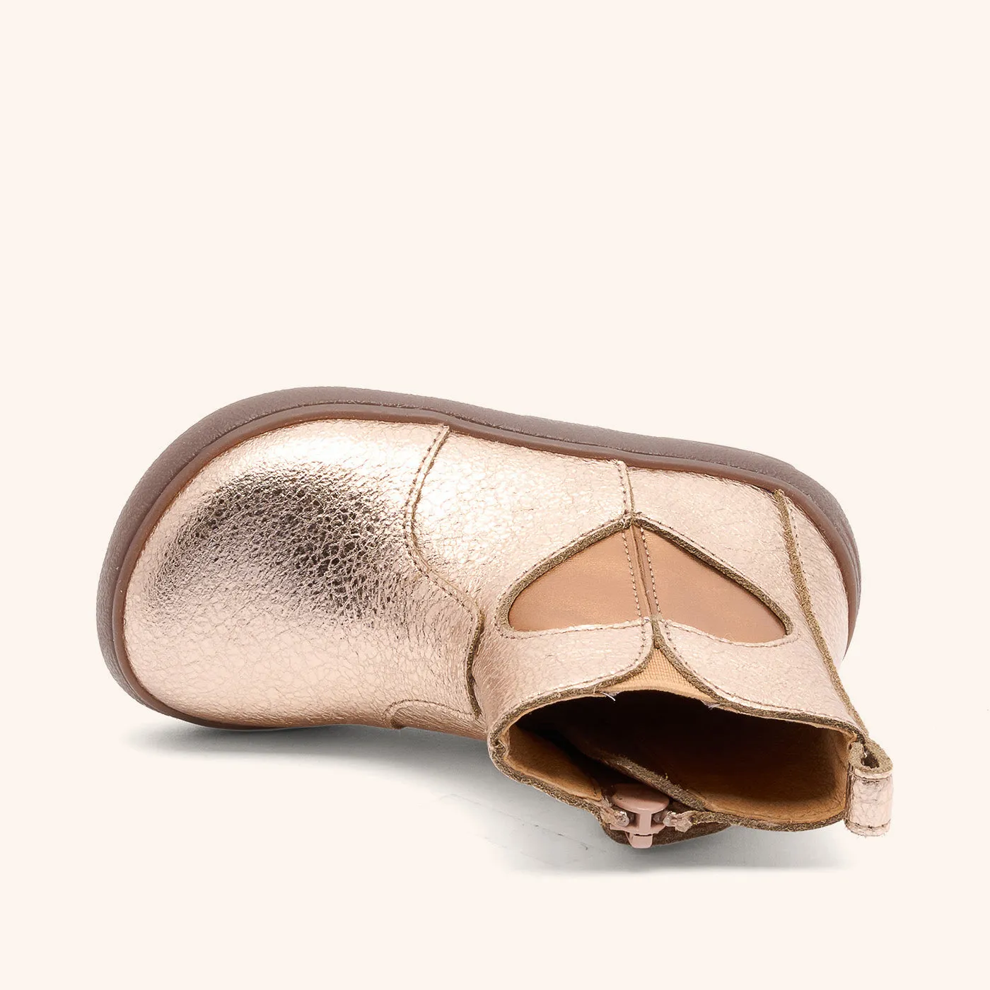 Bisgaard Barefoot Runa barfodsstøvle rose gold