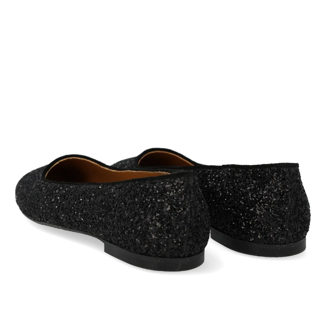 Angulus Ballerina glitter funklende sølv