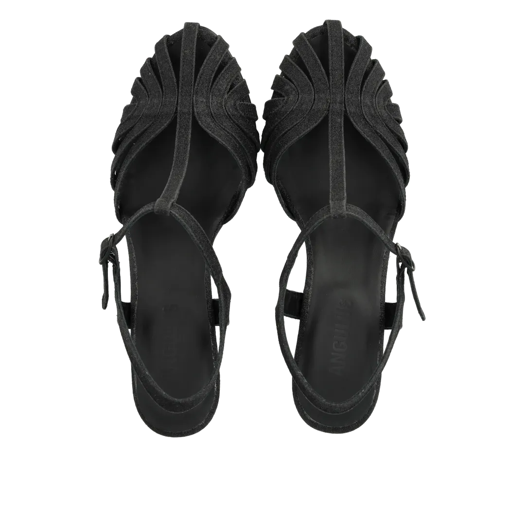 Angulus Glitter Sandal højhælet 6 cm