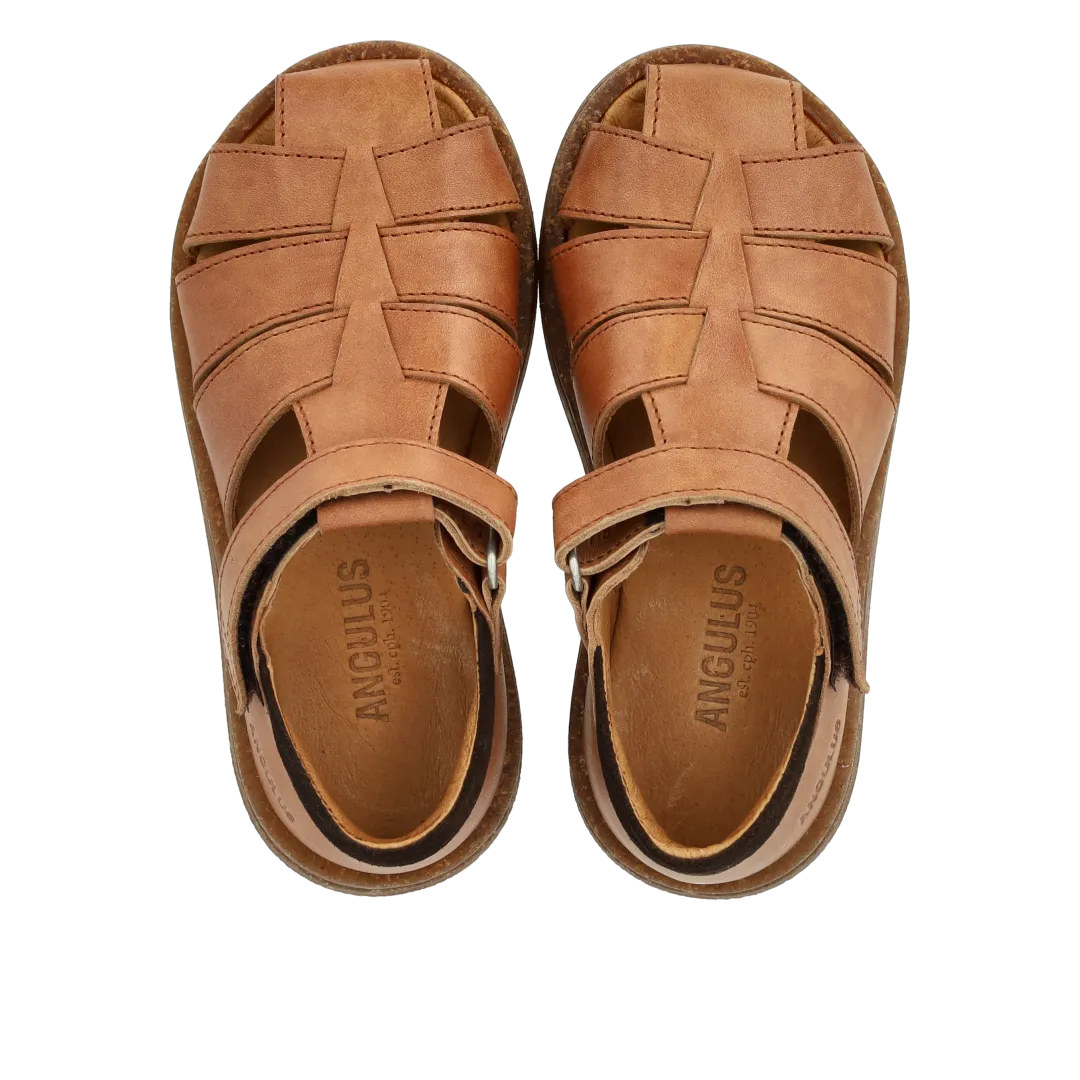 Angulus sandal lukket tå velcro sidste par børn