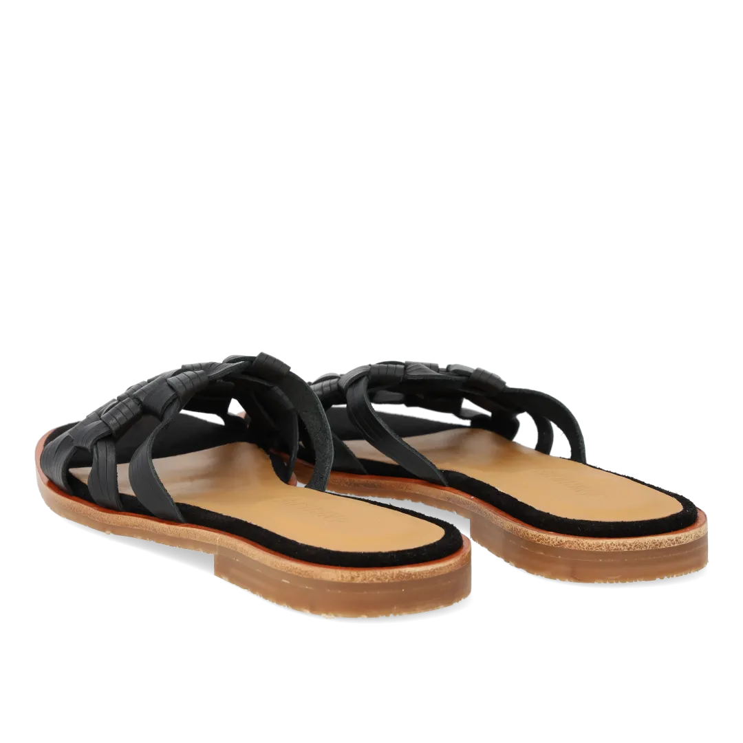 Angulus Slip-on sandal fletdetalje sandal 36-43 halvstr