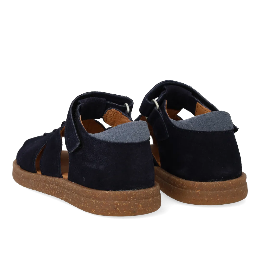 Angulus Sandal Velcrolukning Børnesandal Ruskind