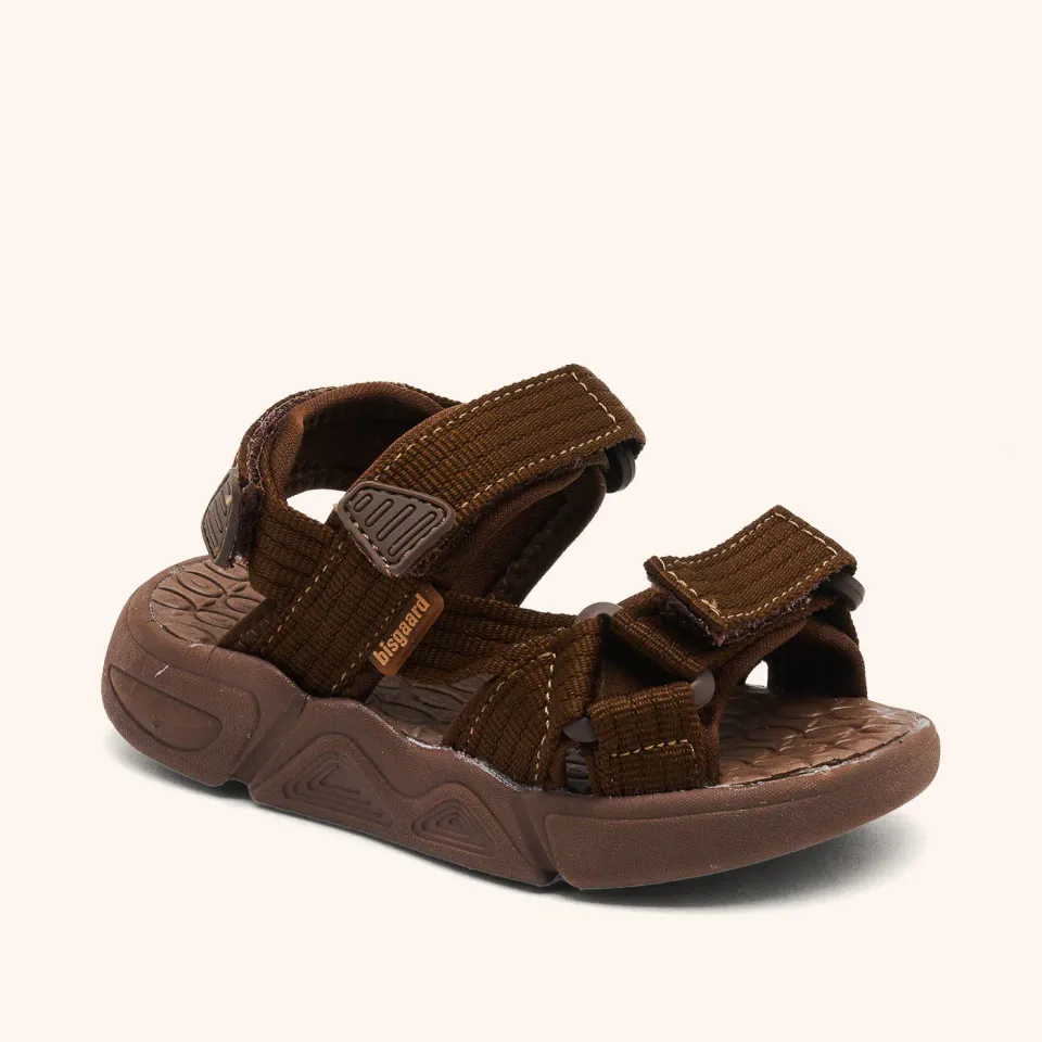 Bisgaard Louis sandal cacao sporty tekstilsandal