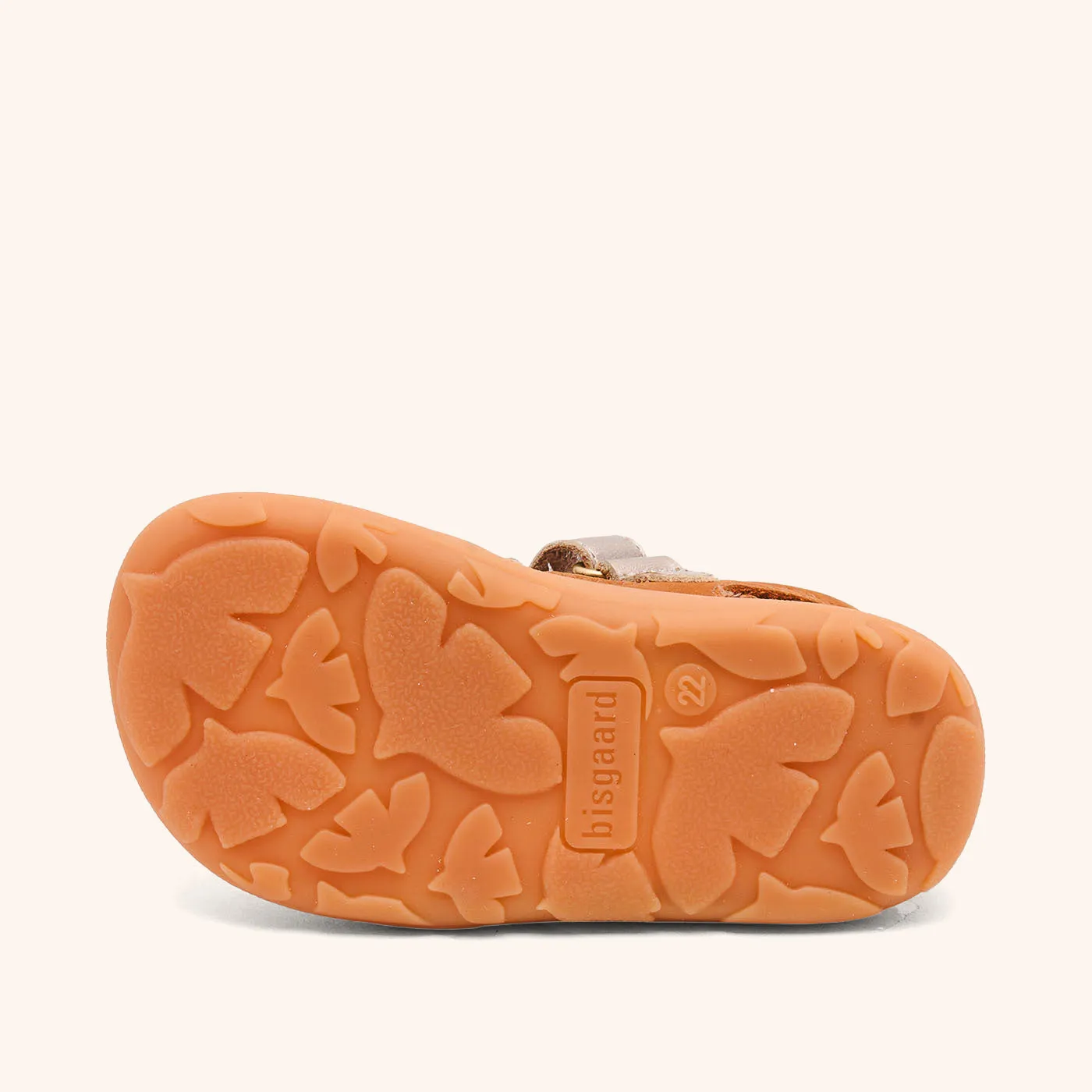 Bisgaard Michi barfodsandal cacao bred tåboks