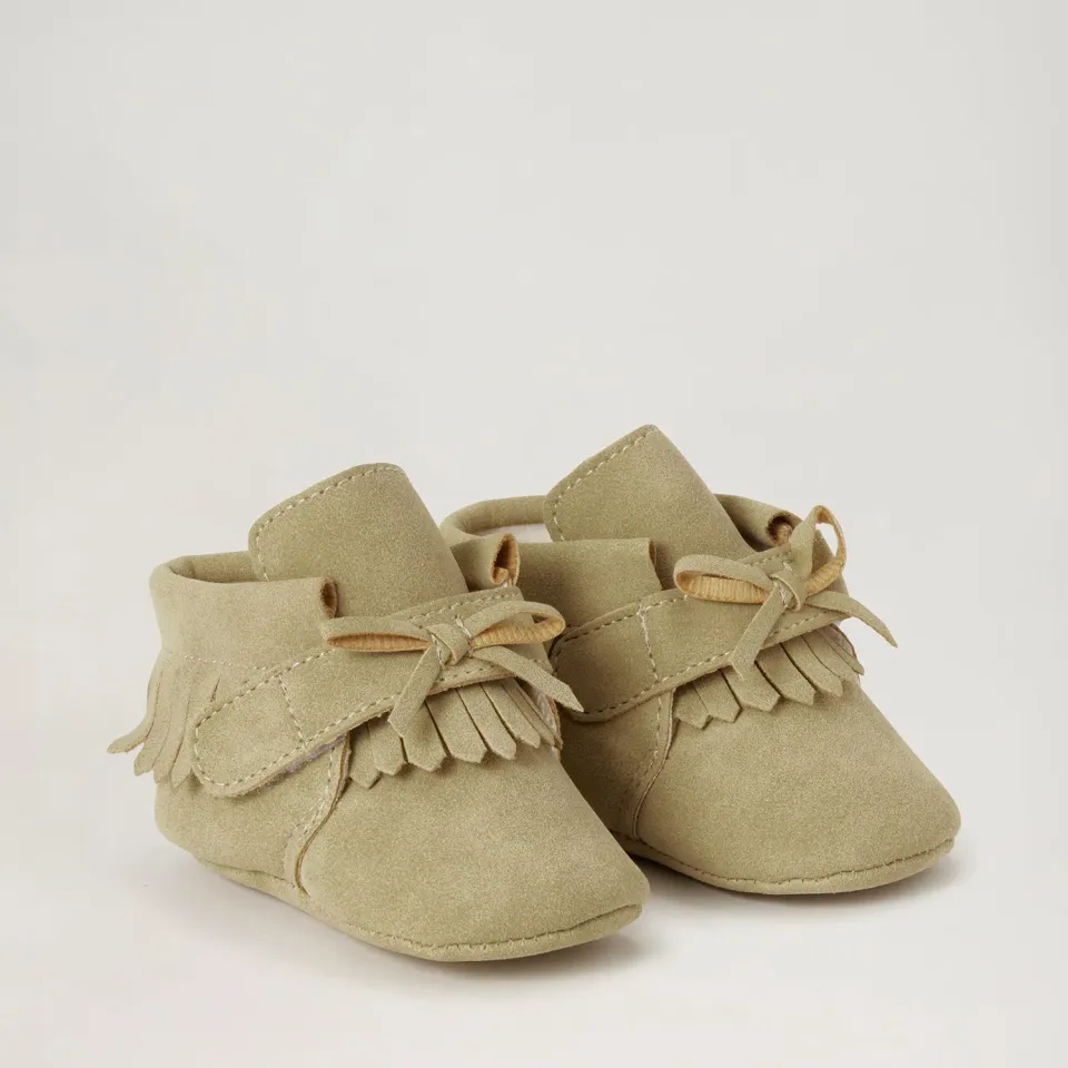 BabyMocs Little Adventurer Mocs sutsko beige blød