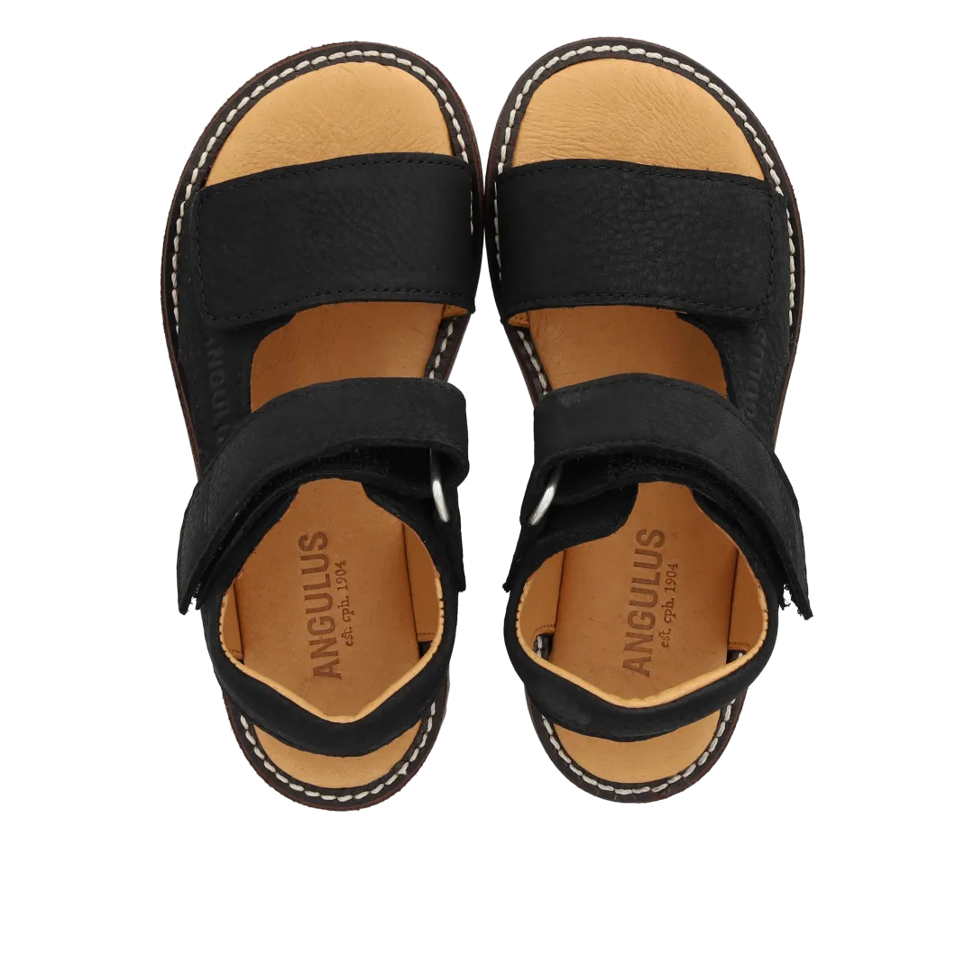 Angulus Sandal åben tå børnesandal 26-31 nubuck