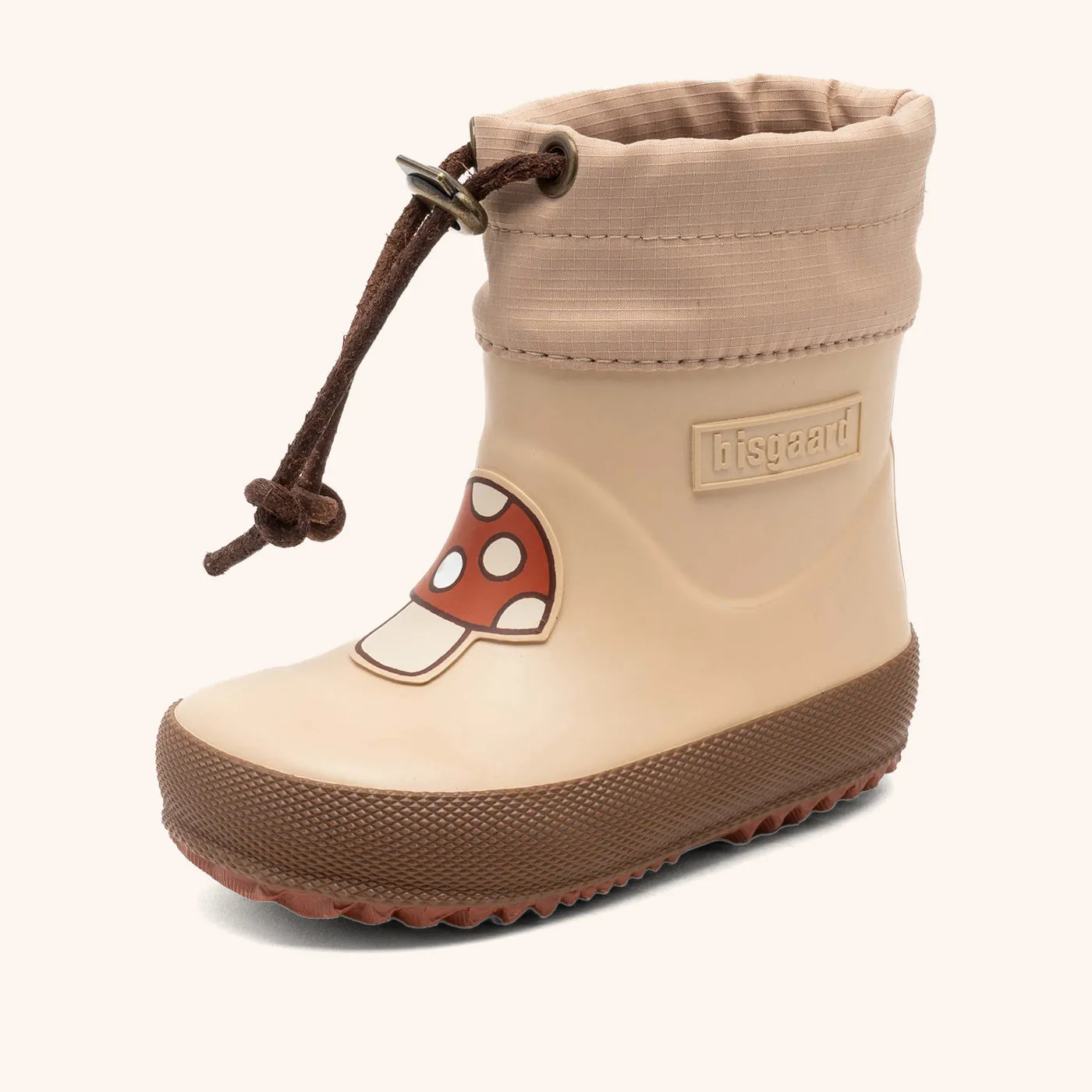 Miffy x Bisgaard Thermo gummistøvle cream lammeuld