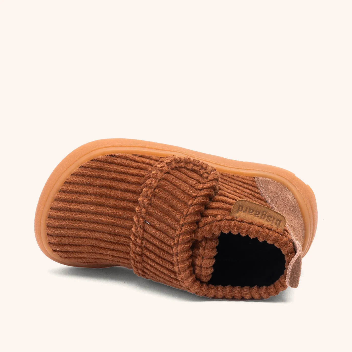 Bisgaard Barefoot Basic barfodssko brun tekstil