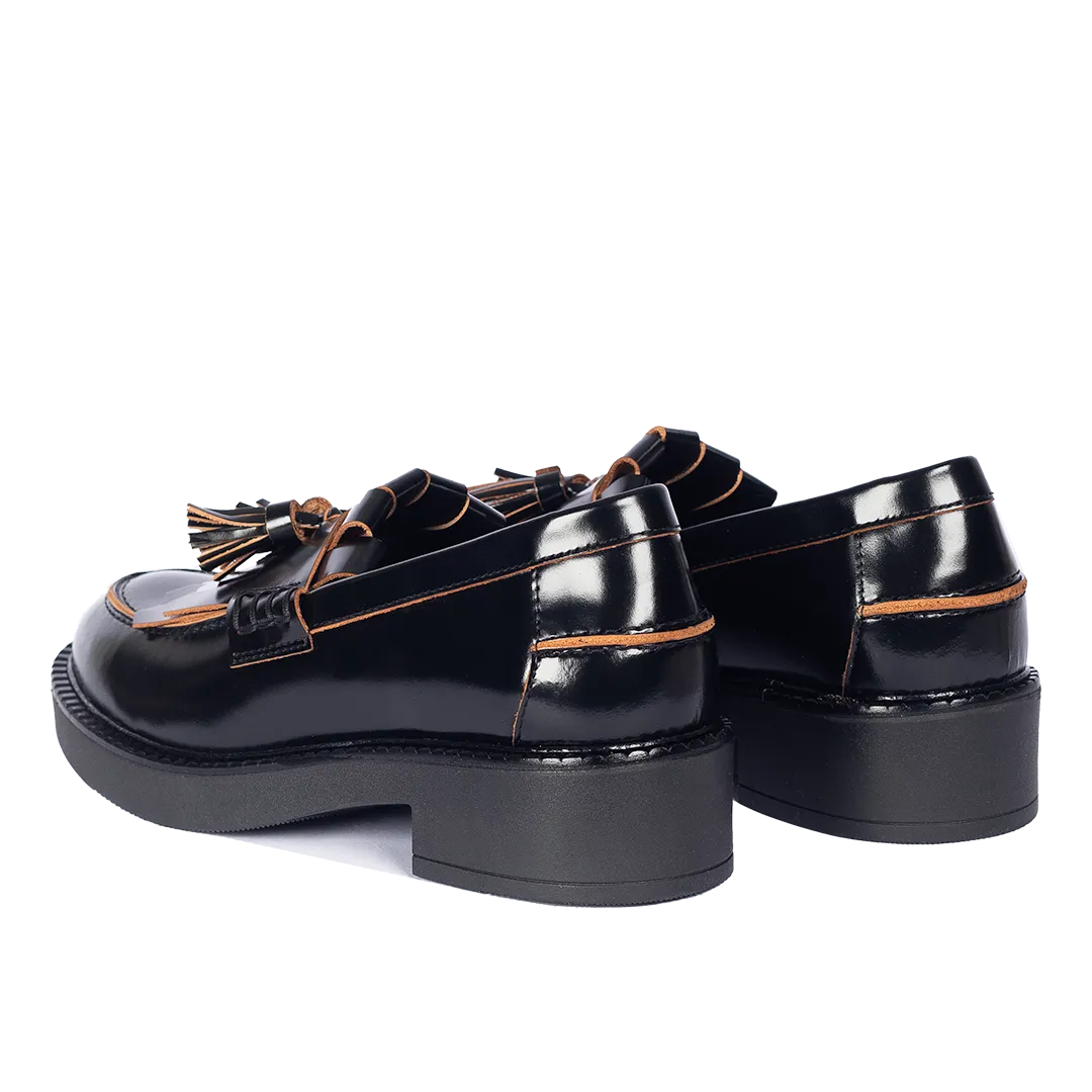 Angulus Chunky Penny loafer frynser kvast