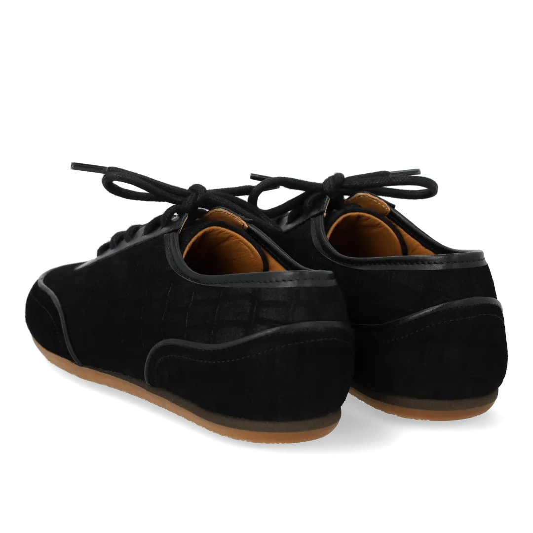 Angulus Sneaker damesneaker ruskind snøre