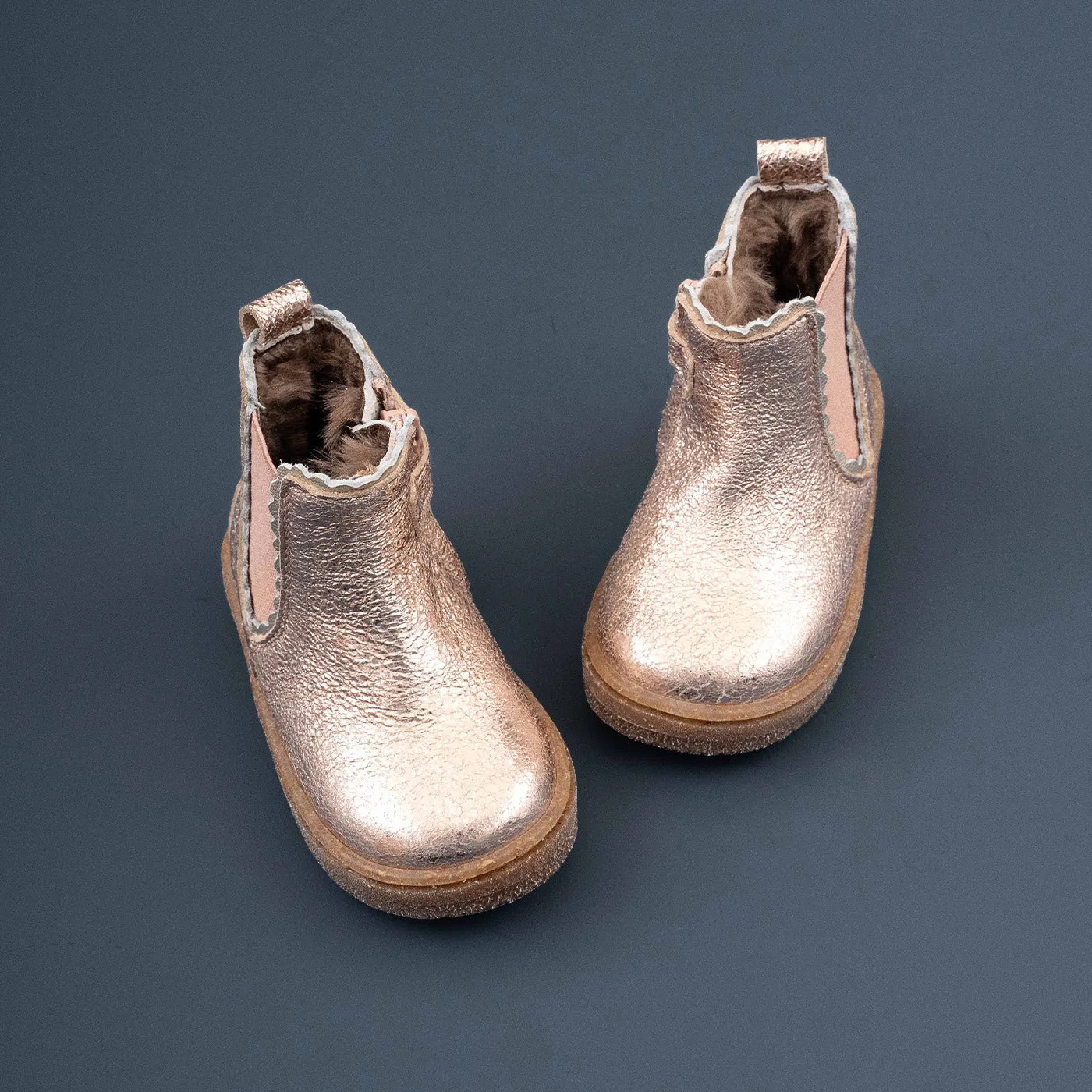 Bisgaard Siggi Lamb støvle rose gold lam