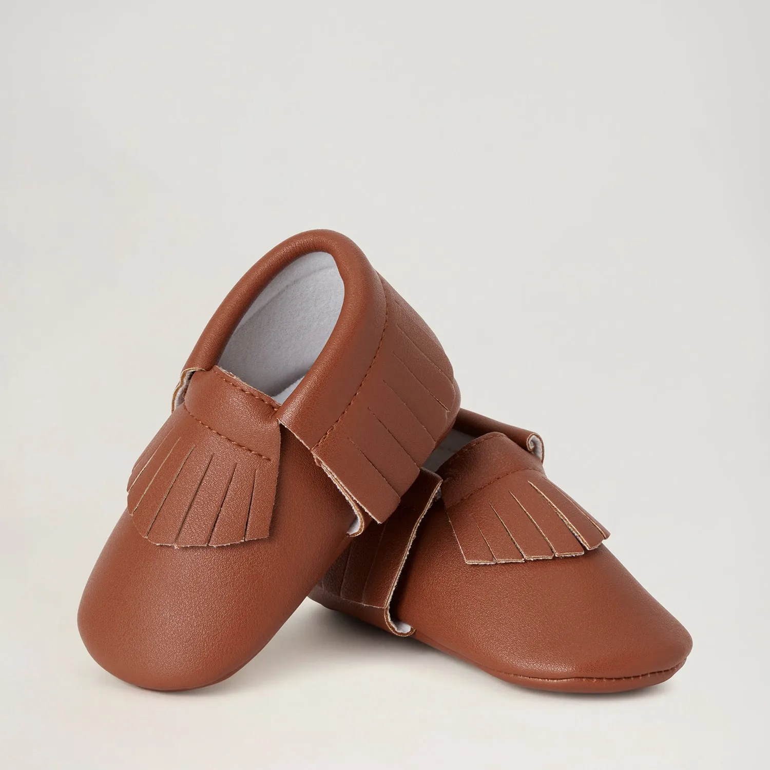 BabyMocs Neutral Mocs mokkasin mørkebrun fleksibel sål
