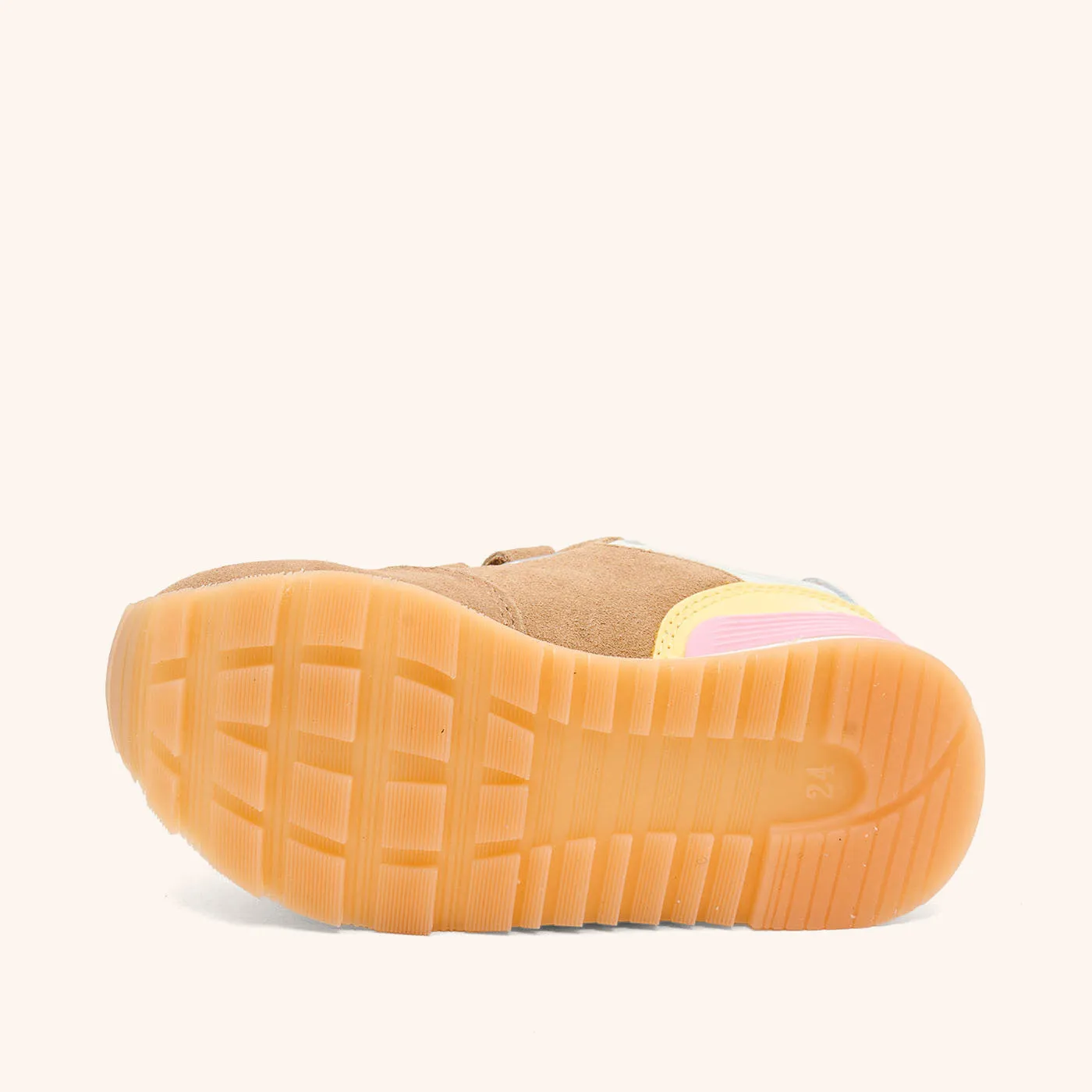 Bisgaard Winston sneaker nude ruskind