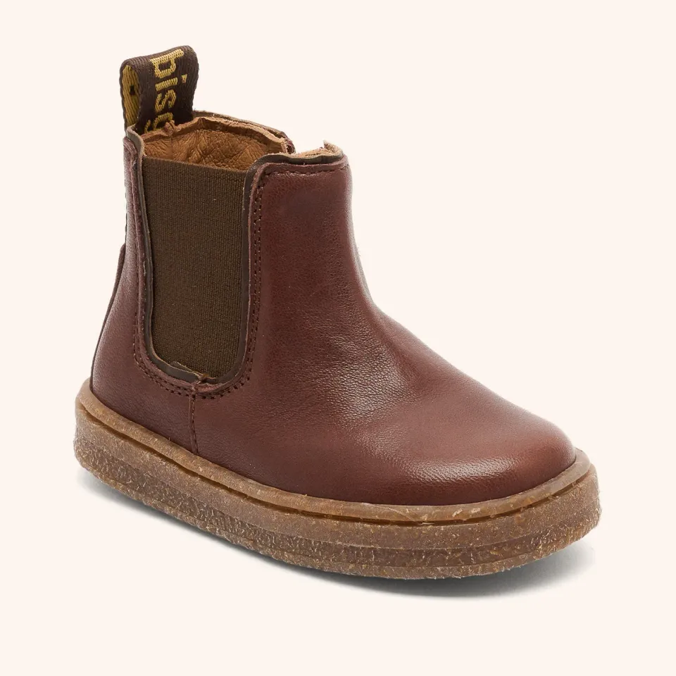 Bisgaard Phillip chelsea-støvle dark brown læder