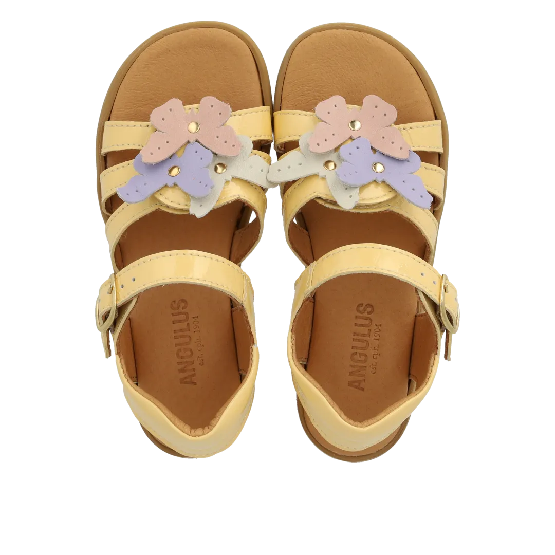 Angulus sandal sommerfugl lak sandal velcro