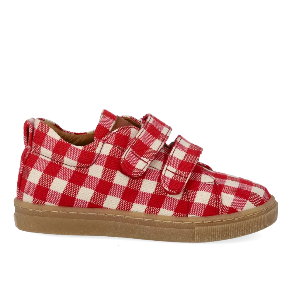 Angulus Sneaker recycled kanvas velcro børn