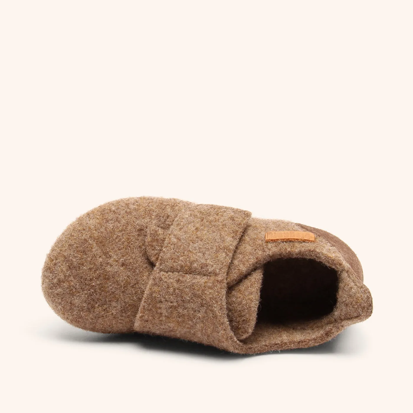 Bisgaard Casual Wool hjemmesko camel uld