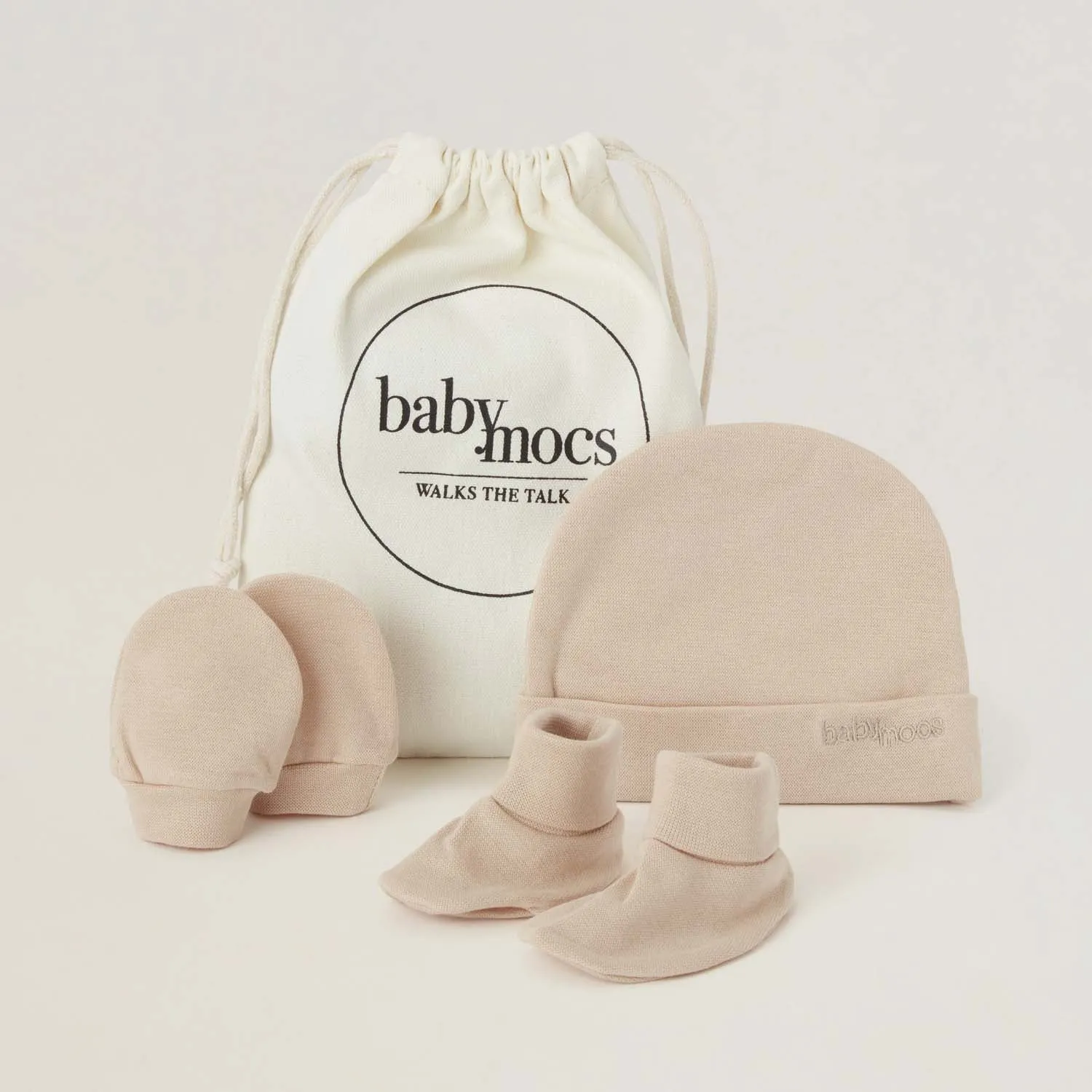 BabyMocs Newborn Kit babysæt økologisk bomuld 0-3 mdr