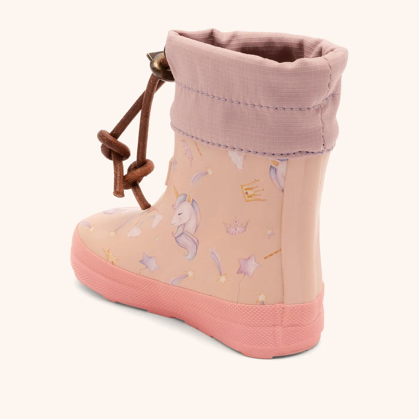 Bisgaard Barefoot Thermo Rubber gummistøvle unicorn