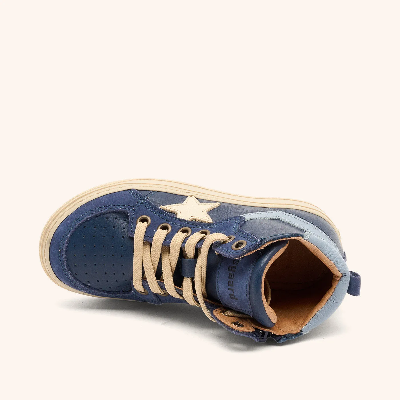 Bisgaard Isak sneaker navy læder