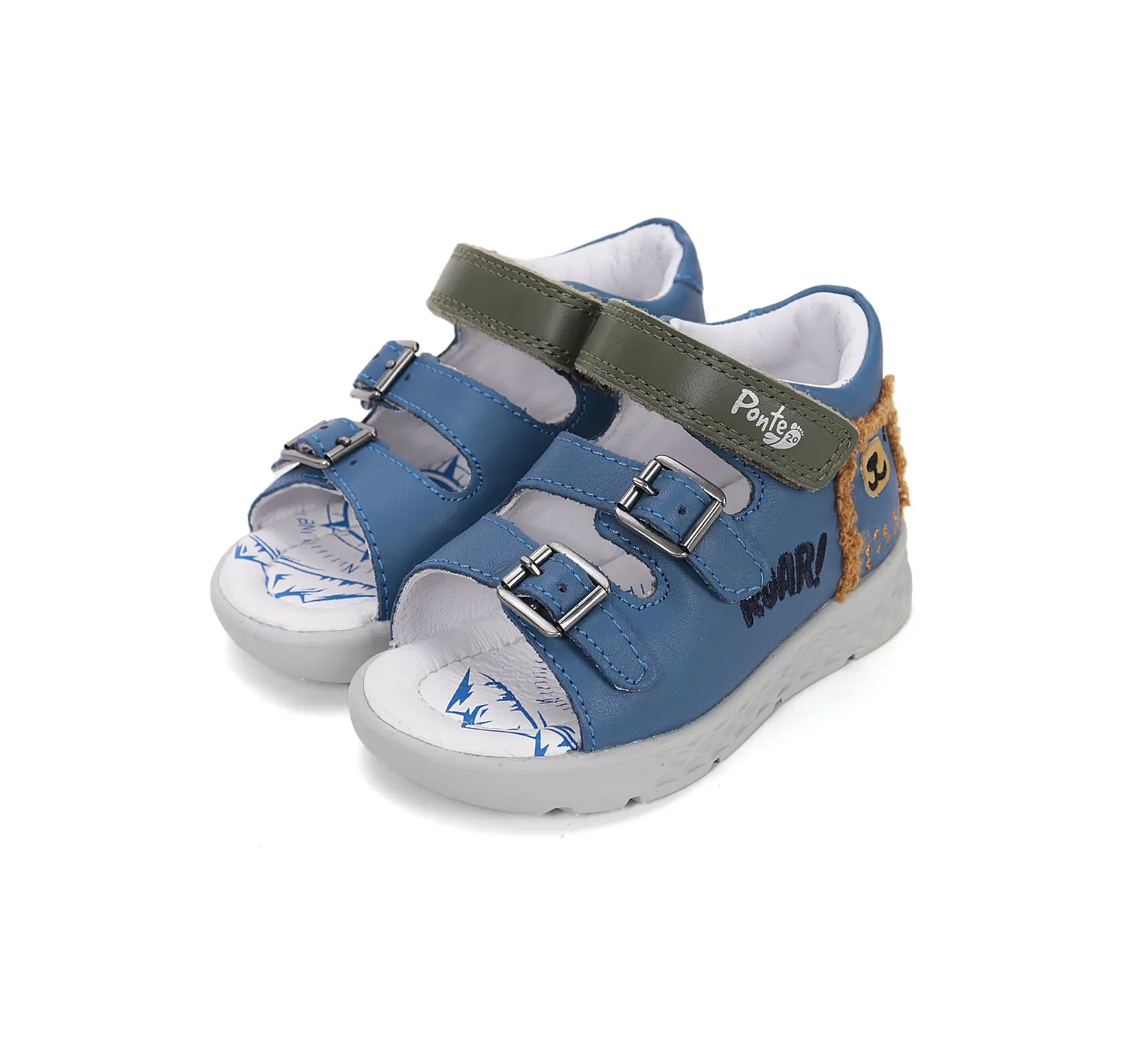 Ponte20 DA05-6-1613A supineret sandal dreng bred
