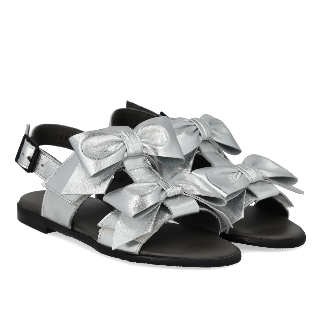 Angulus Sandal med sløjfe børnesandal åben