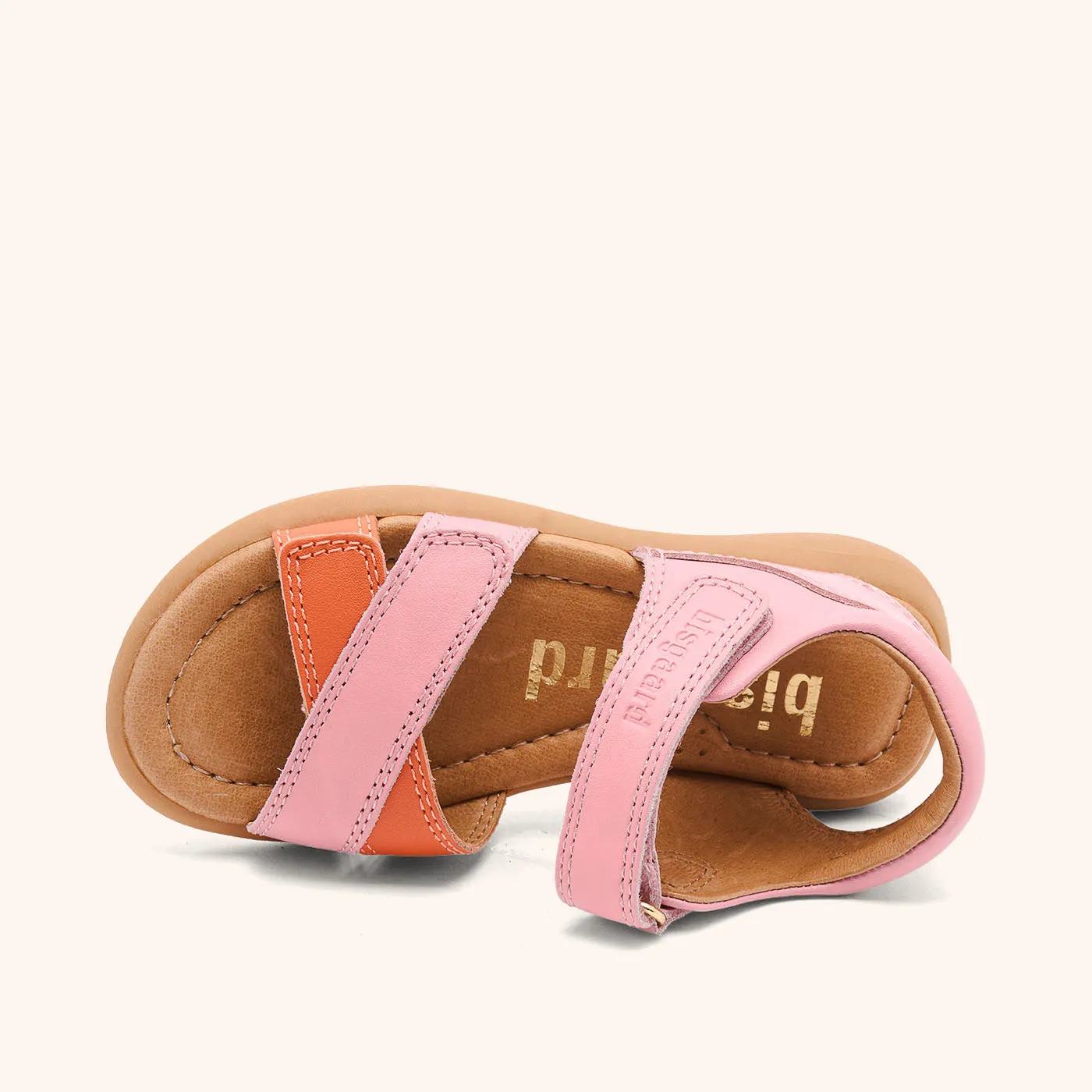 Bisgaard Sofie sandal pink læder åben