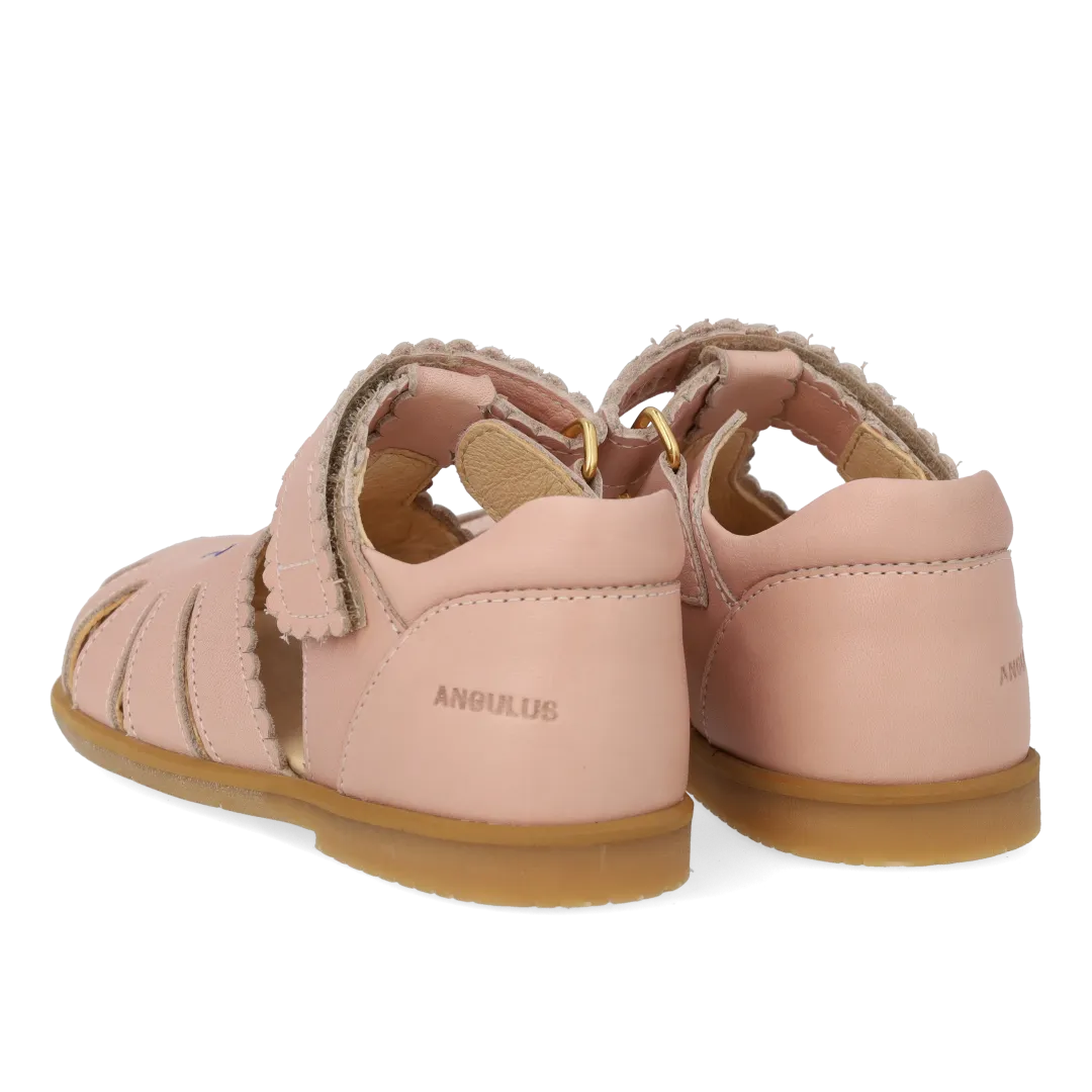Angulus Sandal lukket tå sommerfugl børn læder