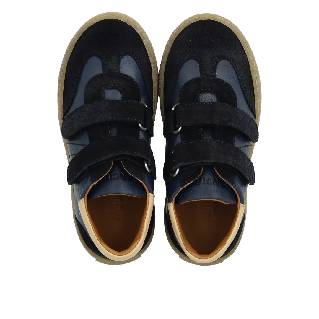Angulus Sporty Colour-Block Sneaker børnesneakers læder