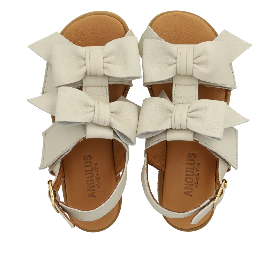 Angulus Sandal med dobbelt velcro børnesandal sløjfe