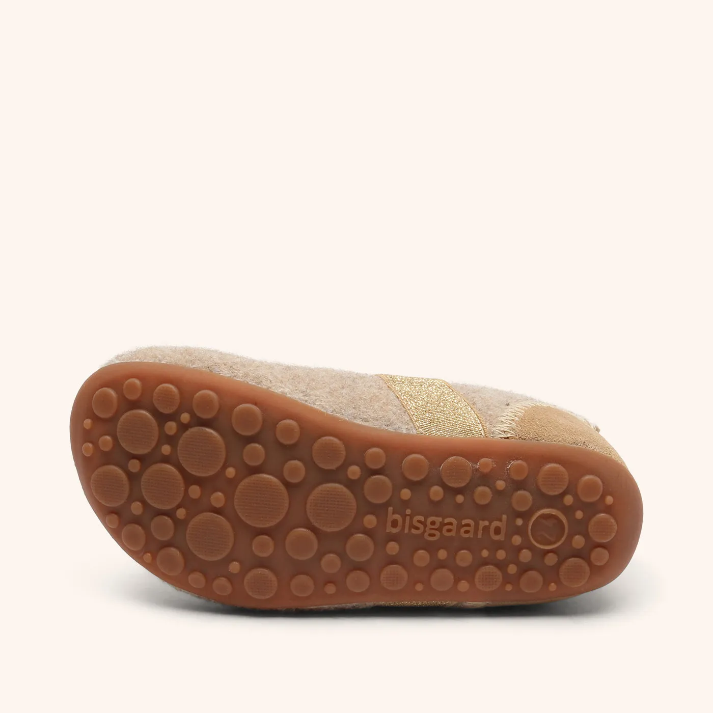 Bisgaard Ballet Wool ballerina nougat uld