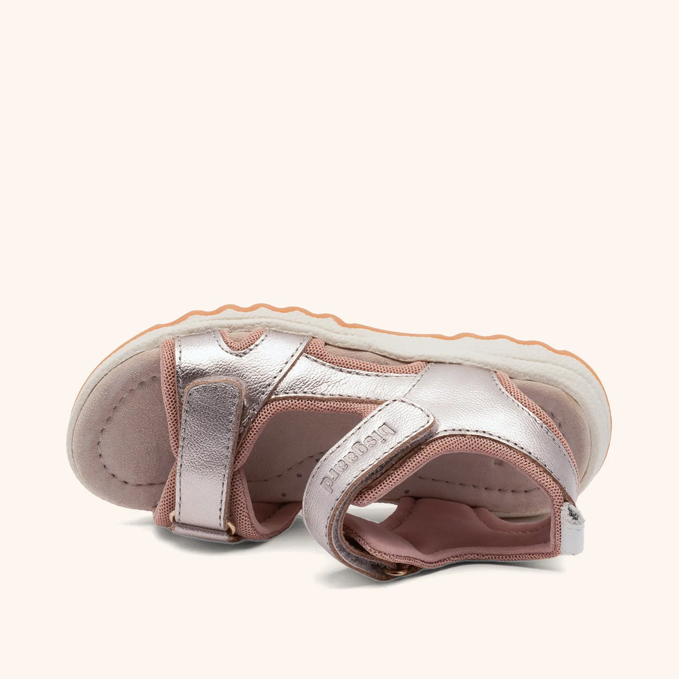 Bisgaard Coco sandaler rose gold læder