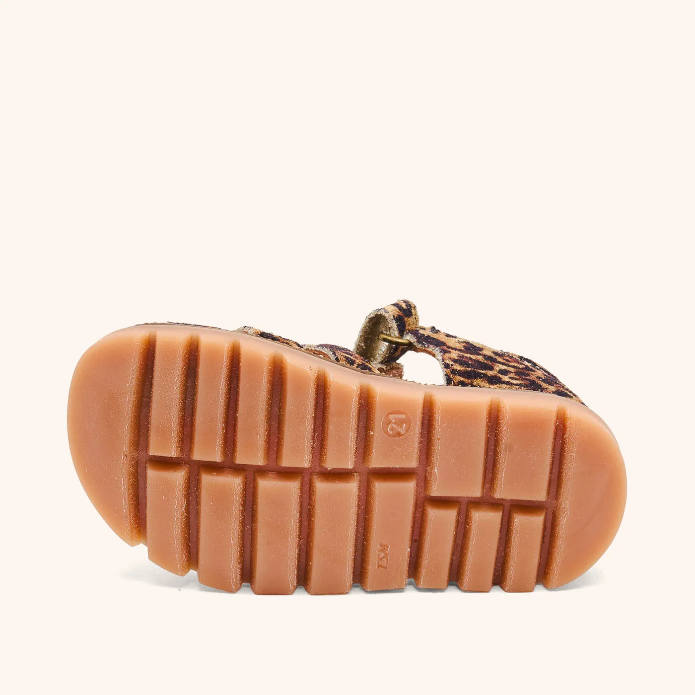 Bisgaard Beka sandal leopard læder