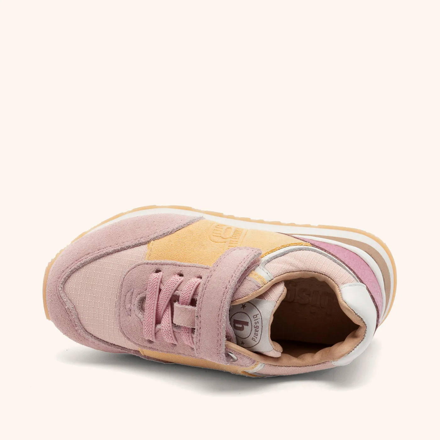 Bisgaard Walde sneaker dusty rose med velcro