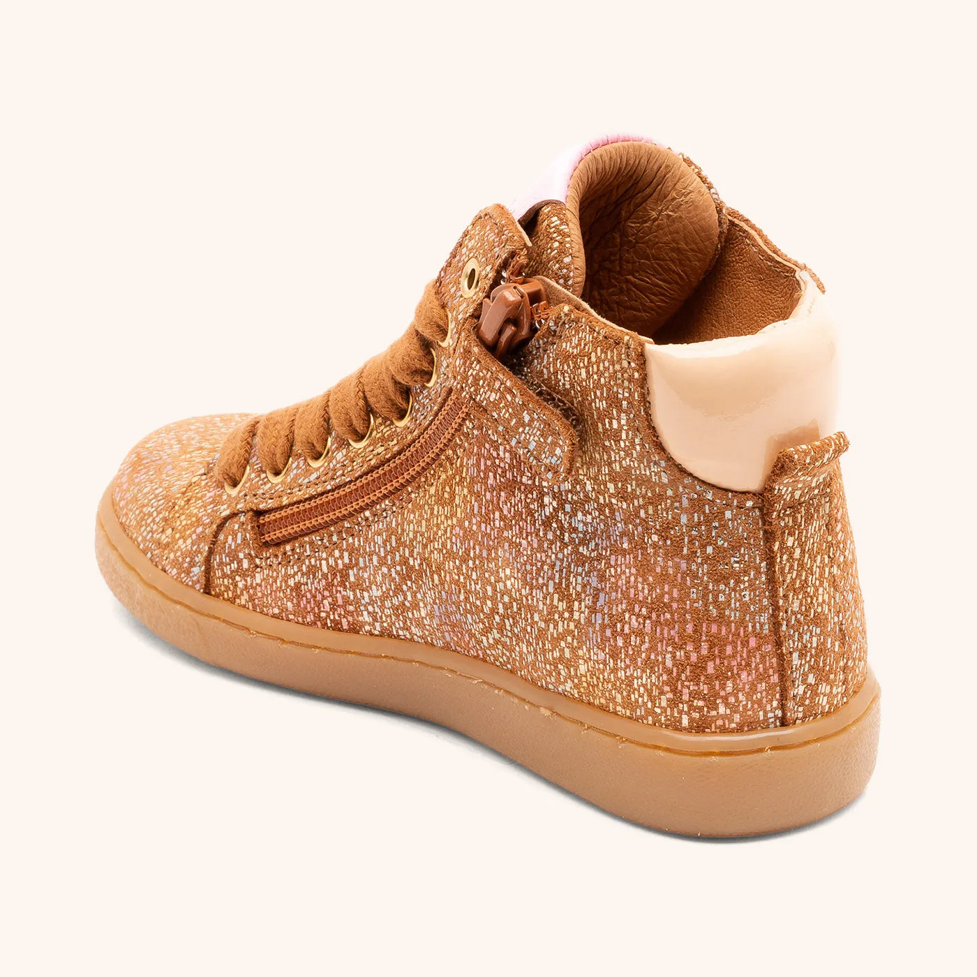 Bisgaard Gaia L Fireworks høj sneaker læder