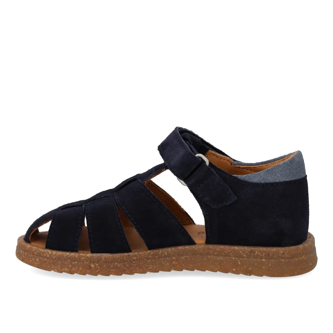 Angulus Sandal Velcrolukning Børnesandal Ruskind