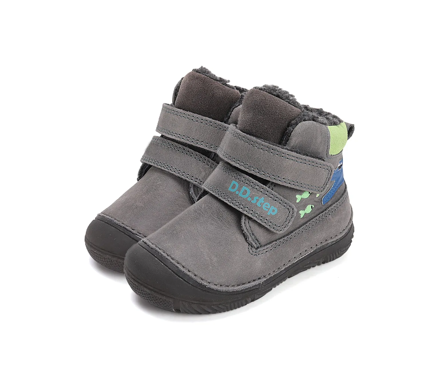 D.D.Step W082-52462 vinterstøvler dreng varm foret