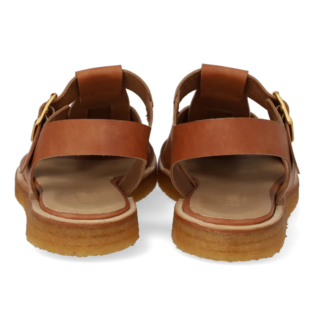 Angulus Remsandal fisherman sandal guldspænde