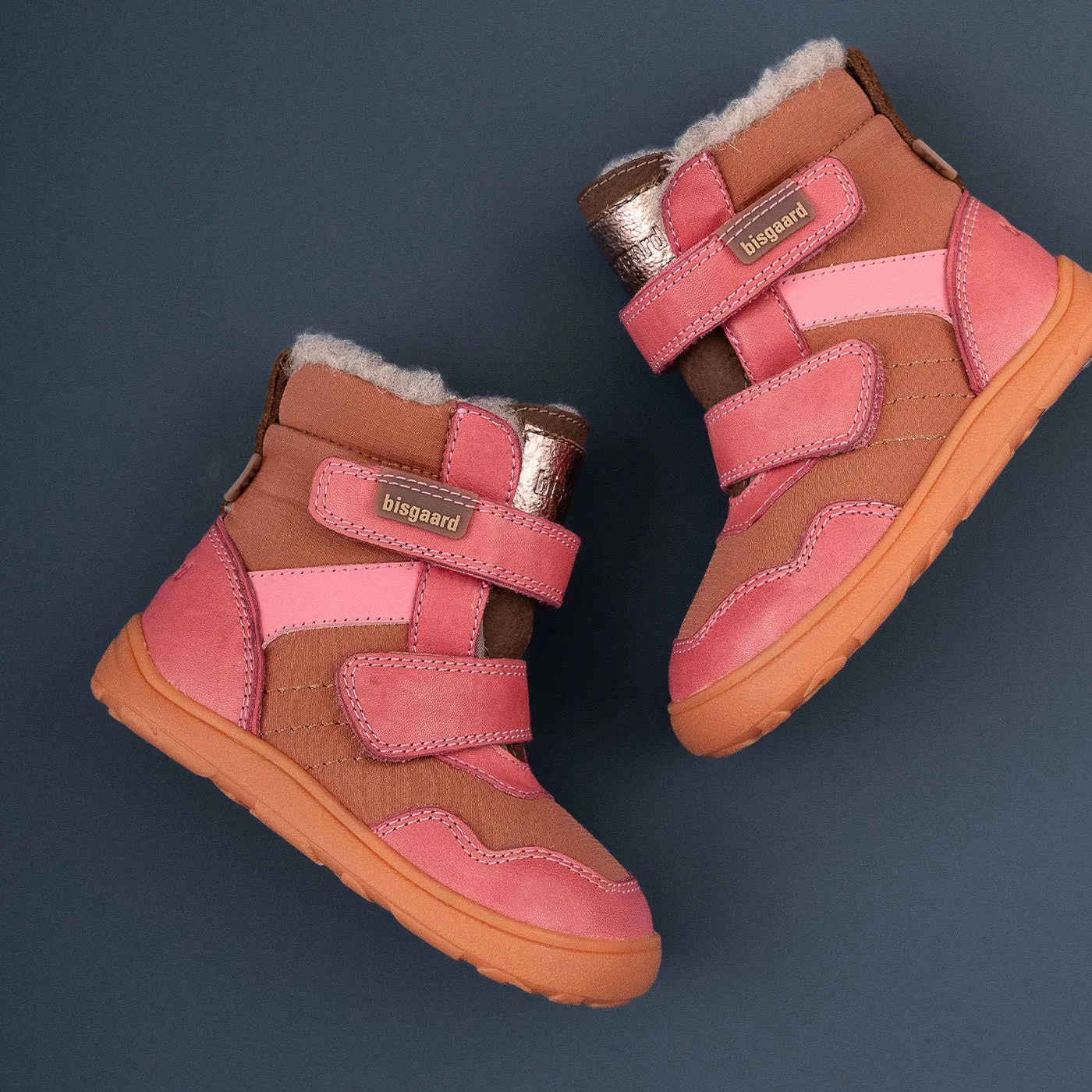 Bisgaard Barefoot Timo Tex vinterstøvle pink vandtæt