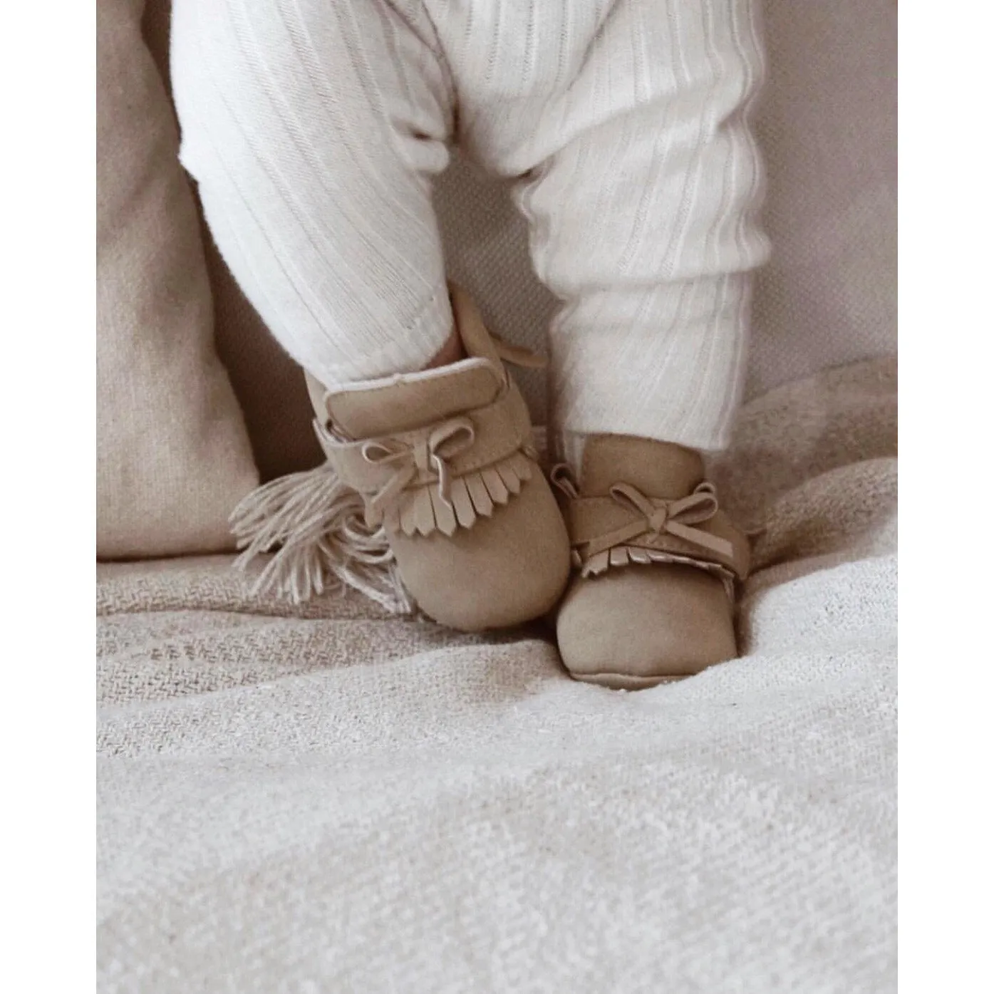 BabyMocs Little Adventurer Mocs sutsko beige blød