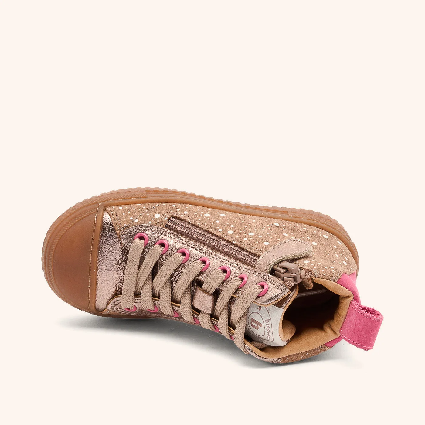 Bisgaard Ryan Snow sneaker høj læder chunky sål