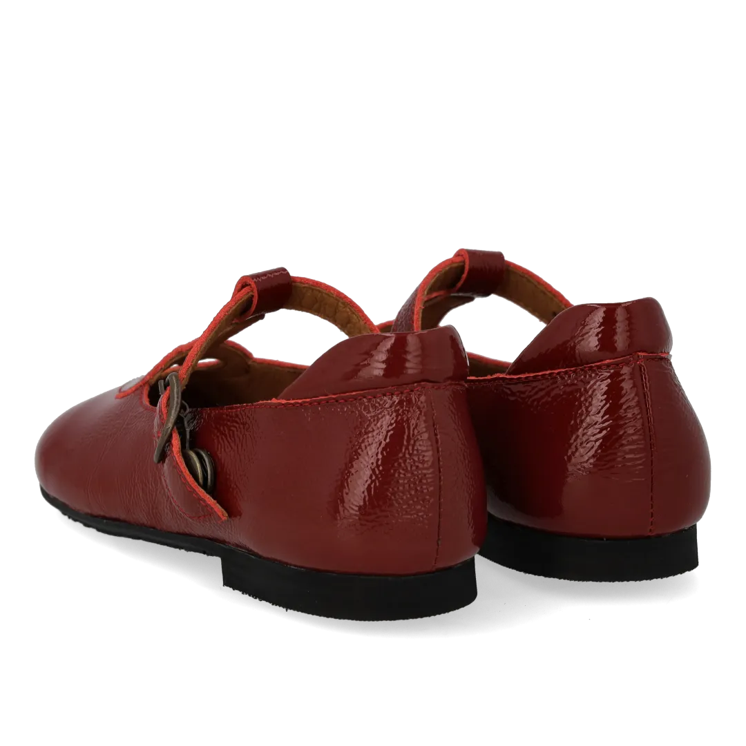 Angulus T-bar ballerina hjerte Mary Jane