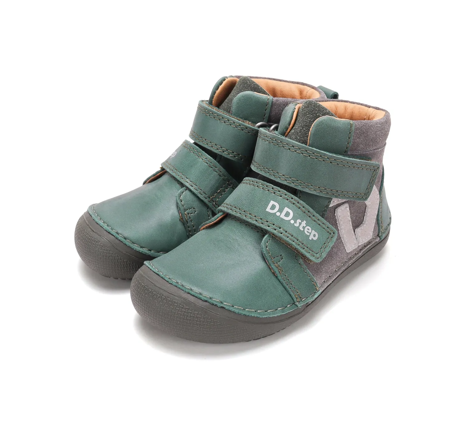 DD Step A063-62725A barfodssko drenge bred tåboks