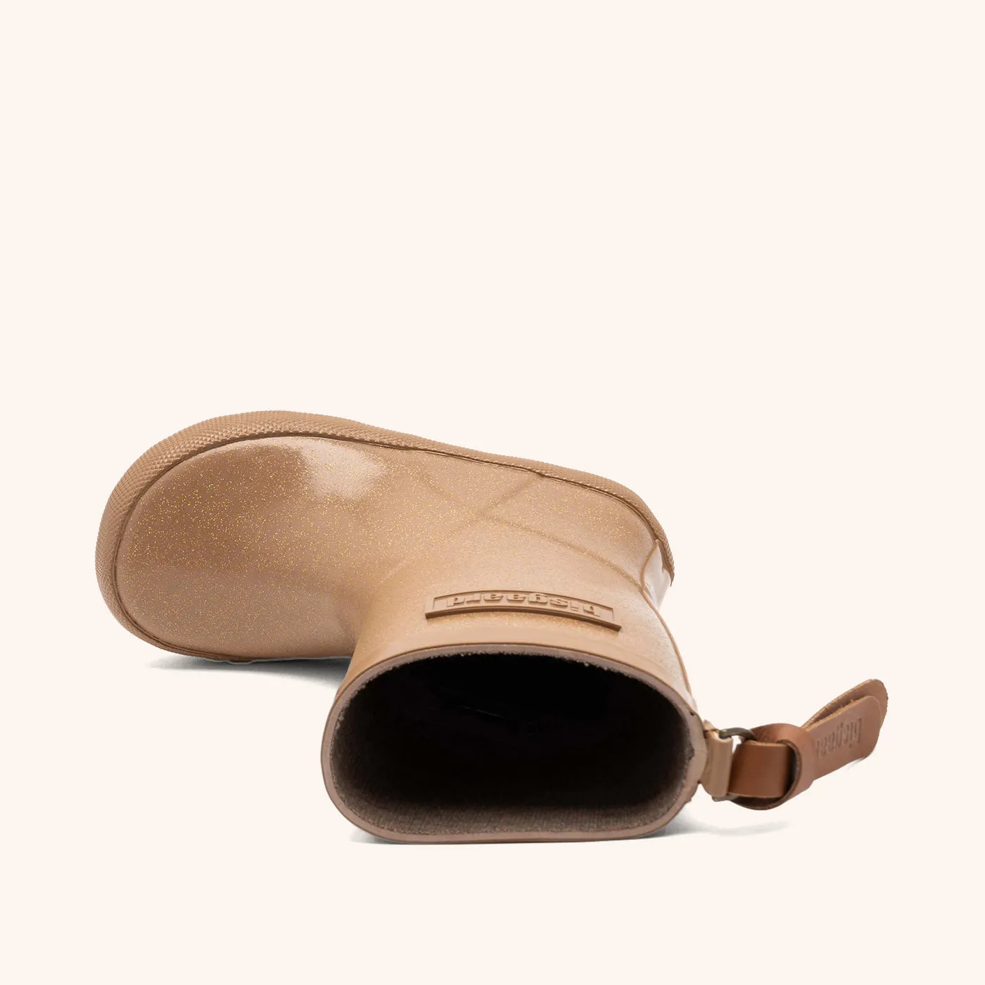 Bisgaard Fashion gummistøvle brown glitter naturgummi