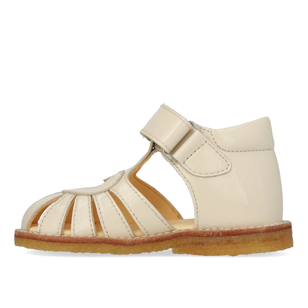 Angulus hjertesandal læder velcro str. 20-25